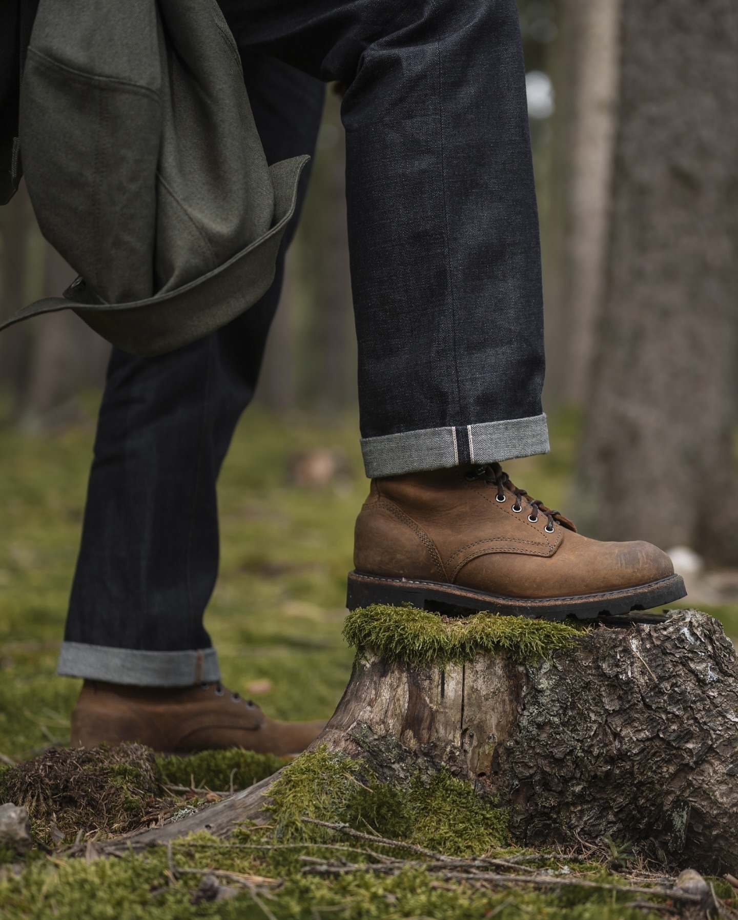 Kalhoty Owen Stitch ušité z pravého japonského selvedge denimu